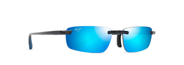 Maui Jim  Ilikou B630-02 Shiny Black w/Blue
