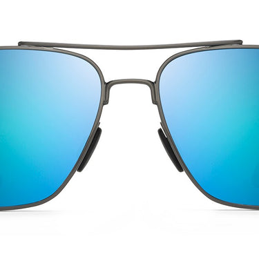 Maui Jim  Island Life B761-02D Gunmetal w/Dark Wood Temp Tips