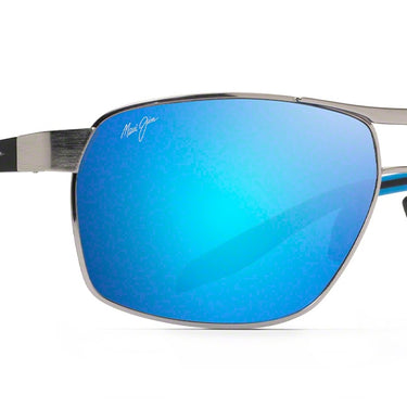 Maui Jim  The Bird B835-17A Chrome w/ Black & Blue Temples
