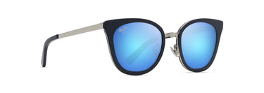 Maui Jim  Wood Rose B870-03 Navy w/Silver