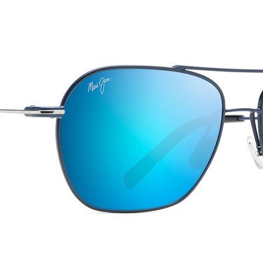 Maui Jim  Mano B877-03 Dark Navy w/Silver Stripe