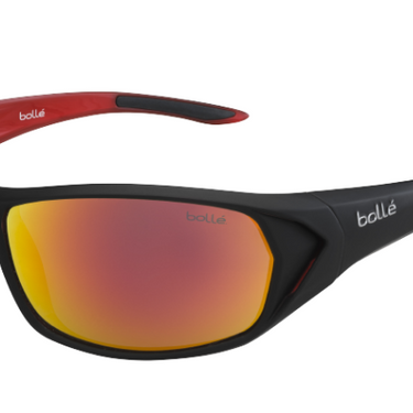 Bollé Zonnebril Blacktail 12029 Shiny Anthracite/Red