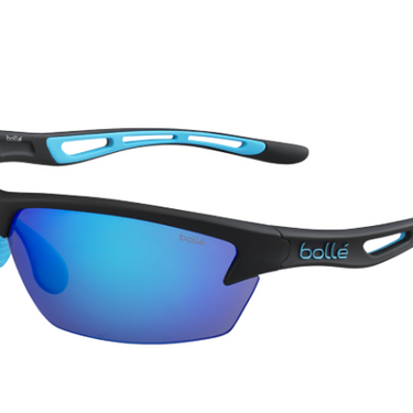 Bollé Zonnebril Bolt 12203 Matte Black/Blue Rubber