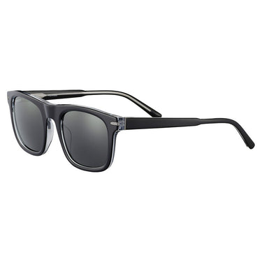 Serengeti Zonnebril Charlton SS576003 Shiny Black Transparent Layer