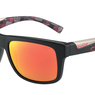 Bollé Zonnebril Clint 12093 Matte Black Red Plaid