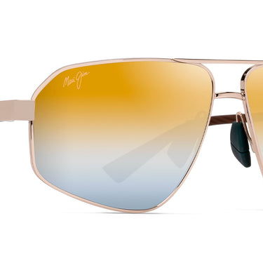 Maui Jim  Keawawa DGS620-16 Shiny Gold w/Green