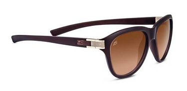 Serengeti Elba 8340 Sanded Crystal Brown/Satin Brass