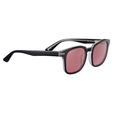 Serengeti Zonnebril Ethan SS575001 Shiny Black Transparent Layer