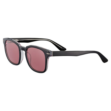 Serengeti Zonnebril Ethan SS575001 Shiny Black Transparent Layer
