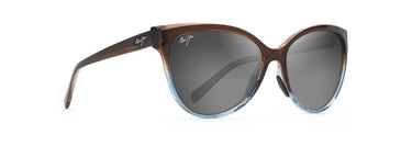 Maui Jim  'Olu'Olu GS537-01F Trans Dark Chocolate w/Blue