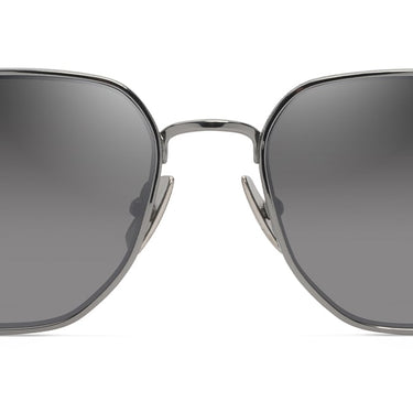 Maui Jim  Lewalani GS633-17 Shiny Light Ruthenium