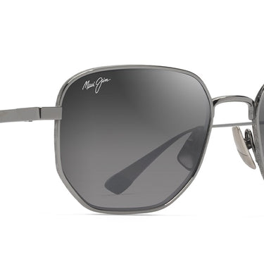 Maui Jim  Lewalani GS633-17 Shiny Light Ruthenium