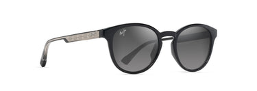 Maui Jim  Hiehie GS636-14 Shiny Black w/Trans Light Grey