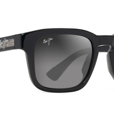 Maui Jim  Maluhia GS643-14 Shiny Black w/Trans Light Grey