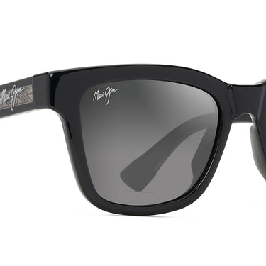 Maui Jim  Hanohano GS644-14A Shiny Black w/Trans Light Grey