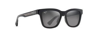 Maui Jim  Hanohano GS644-14A Shiny Black w/Trans Light Grey