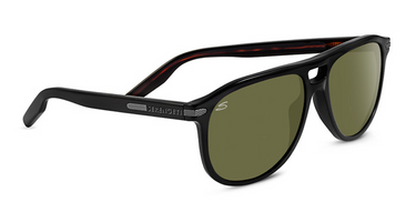 Serengeti Zonnebril Giacomo 8468 Shiny Black/Dark Tortoise