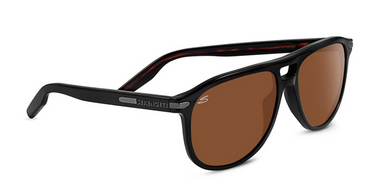 Serengeti Zonnebril Giacomo 8471 Shiny Black/Dark Tortoise