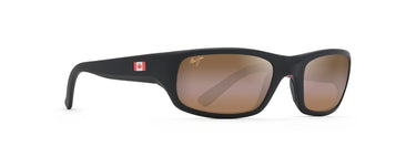 Maui Jim  Stingray H103-02MCA Matte Black Rubber w/CA Flag