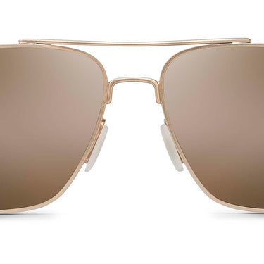 Maui Jim  Island Life H761-16M Matte Gold w/Wooden Temple Tip