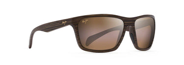 Maui Jim  Makoa H804-25W Matte Brown Wood Grain