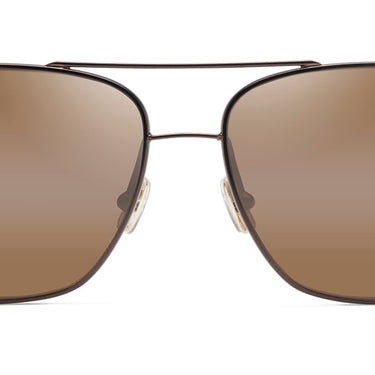 Maui Jim  Mano H877-01 Dark Brown w/Gold Stripe