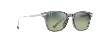 Maui Jim  ManaOlana HTS623-14 Shiny Trans Grey w/Silver