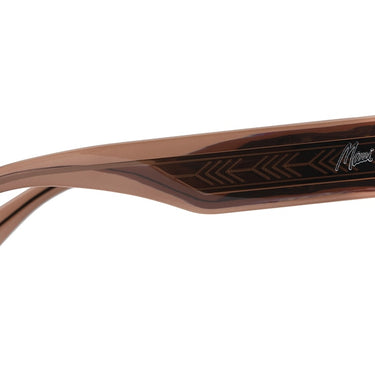 Maui Jim  Kenui HTS642-01A Shiny Trans Light Brown