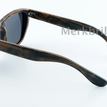 Houten Zonnebril HZ11 Bruin licht/donker Maat: 56