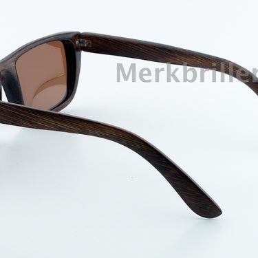 Houten Zonnebril HZ12 Bruin havanna Maat: 54