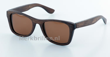 Houten Zonnebril HZ15 Bruin Havanna Maat: 55
