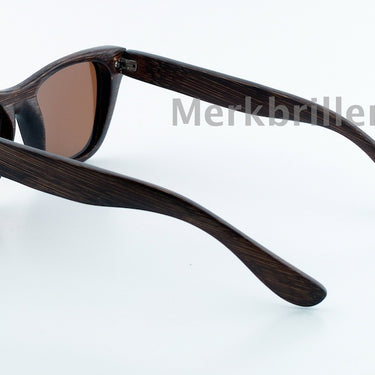 Houten Zonnebril HZ16 Bruin Havanna Maat: 48 Dames