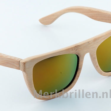 Houten Zonnebril HZ17b Blanc Maat: 55