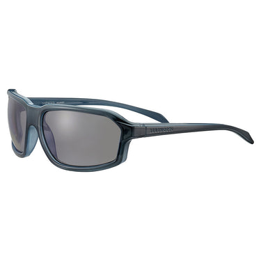 Serengeti Zonnebril Hext SS571005 Shiny Dark Blue Spray on Milky Blue