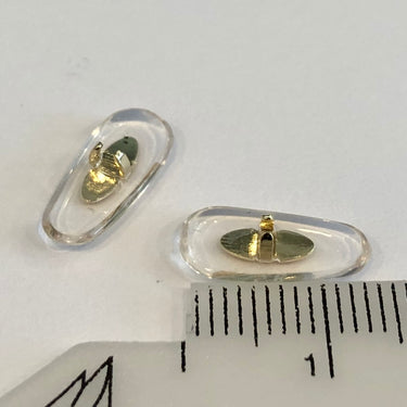 Ray-Ban Neuspads 14mm Goud Klemmetje