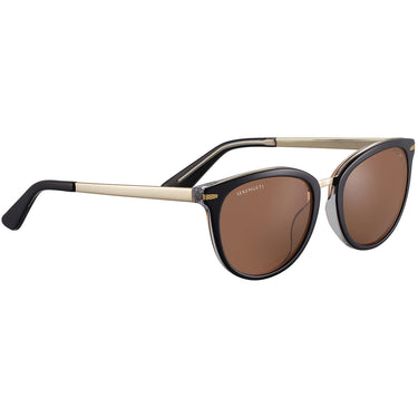 Serengeti Jodie SS561005 Shiny Black Transparent Inside Light Gold