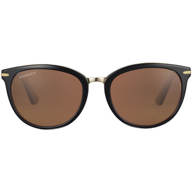 Serengeti Jodie SS561005 Shiny Black Transparent Inside Light Gold