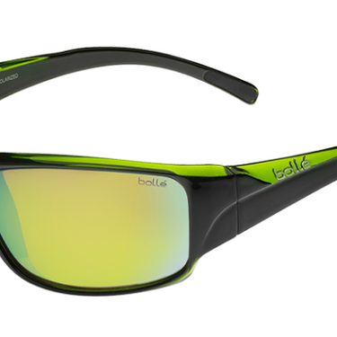 Bollé Zonnebril Keelback 11904 Shiny Black/Green Translucent