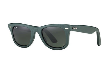 Ray-Ban wayfarer RB2140 1170 Used Leather Green