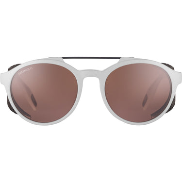 Serengeti Leandro Glacier SS050001 Matte White / Brown Leather