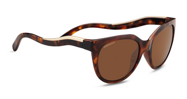Serengeti Lia 8573 Shiny Red Moss Tortoise/Satin Champagne Gold