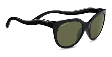 Serengeti Zonnebril Lia 8576 Shiny Black/Shiny Silver