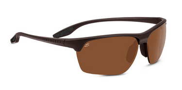Serengeti Zonnebril Linosa 8509 Sanded Dark Brown