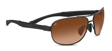 Serengeti Zonnebril Norcia 7973 Satin Black/Black