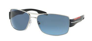 Prada Sport Zonnebril PS 53NS 1BC5I1 Zilver, blauw-Grijs