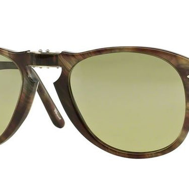 Persol Zonnebril PO0714 972/83 Bruin-Kristal Gepolariseerd Groen