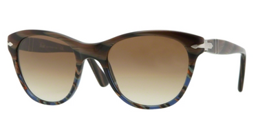 Persol Zonnebril PO2990S 964/51 Brown horn on striped horn