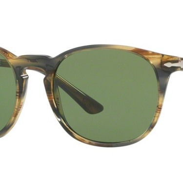 Persol Zonnebril PO3007S 10494E Striped Brown Grey