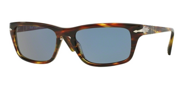 Persol Zonnebril PO3074S 938/56 Stripped Green
