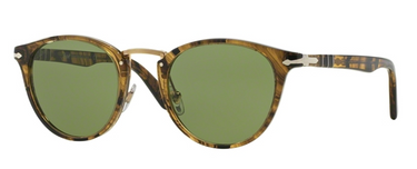 Persol Zonnebril PO3108S 10214E Striped Light Brown